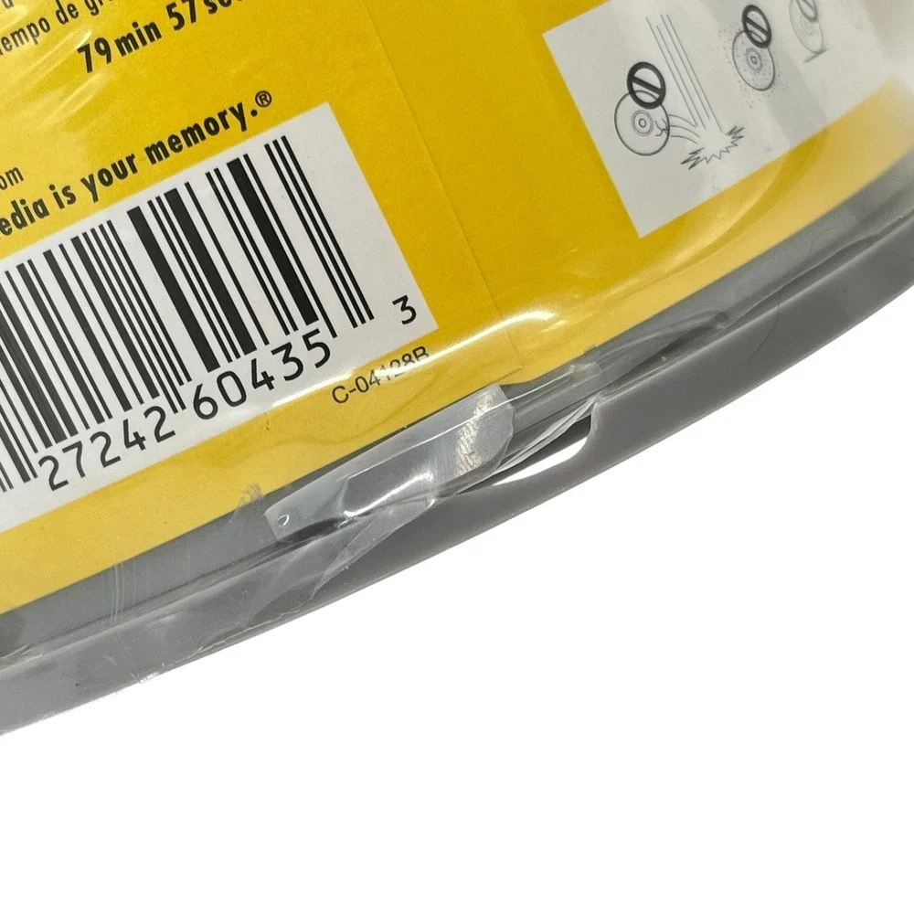 Sony CD-R 700MB 80 Min 48x Recordable Discs 100 Pack Spindle 100CDQ80LS3 Sealed